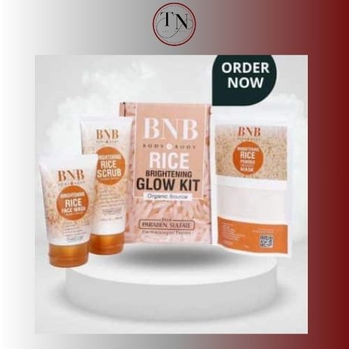 Bnb Whitening Rice Extract Bright & Glow Kit